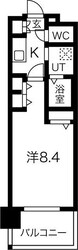 パルティール大曽根の物件間取画像